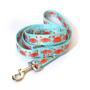 Clawsome Crab Dog Leash | Aqua - Clive and Bacon