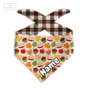 Fall Cookie Dog Bandana - Clive and Bacon