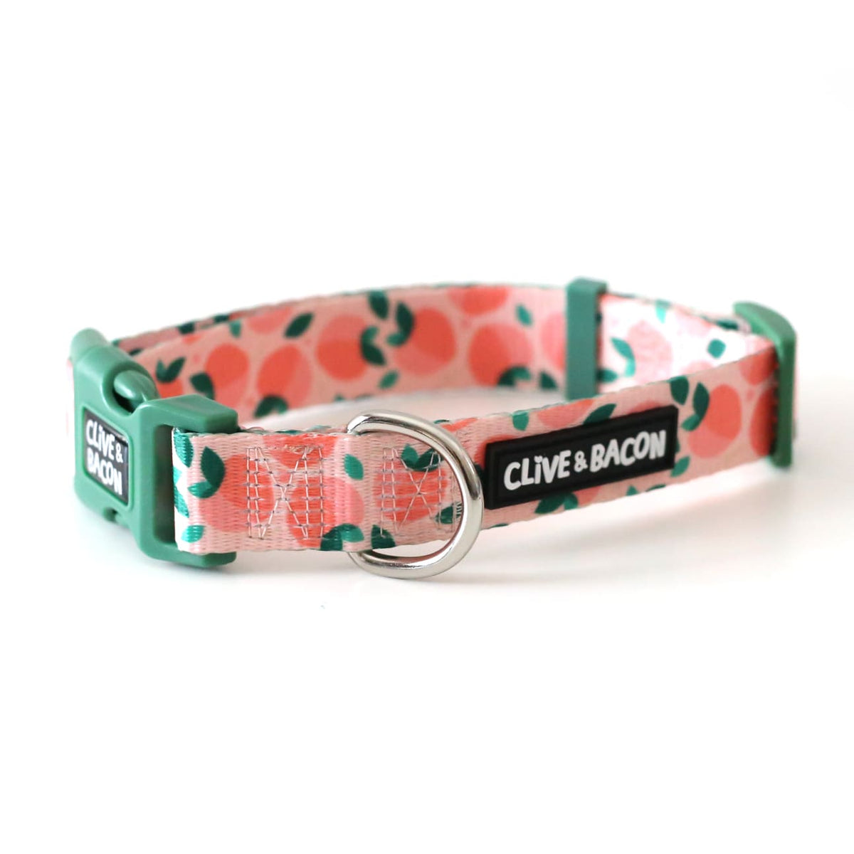 Just Peachy Dog Collar – Clive and Bacon