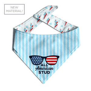 All American Stud Dog Bandana - Clive and Bacon