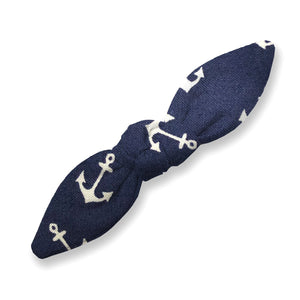Anchors Hair Bow - Clive and Bacon