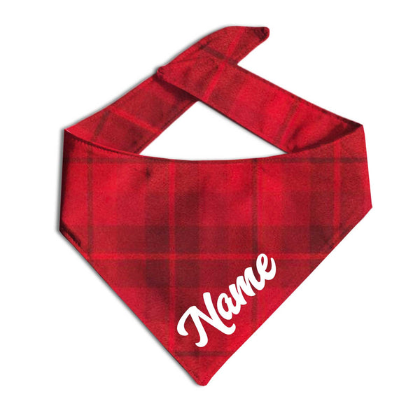 Apple Cider Flannel Dog Bandana - Clive and Bacon
