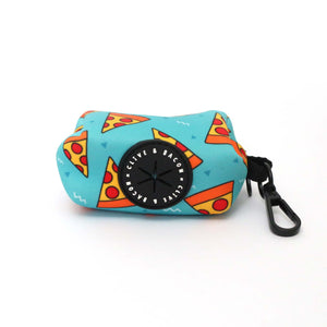 Aqua Pizza Waste Bag Holder - Clive and Bacon