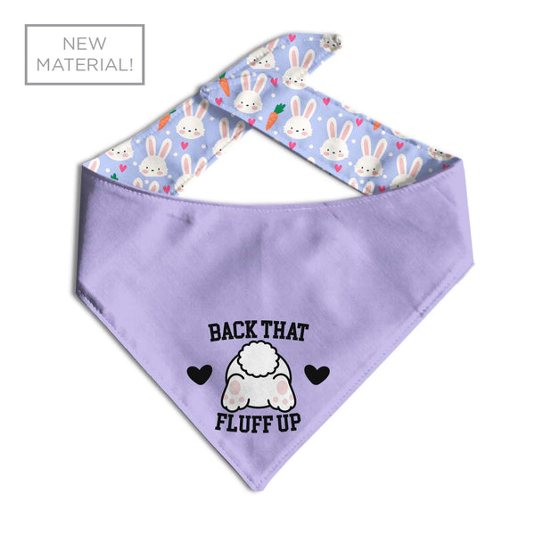 Back That Fluff Up Dog Bandana - Clive and Bacon