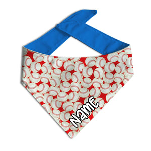 Baseball Dog Bandana - Clive and Bacon