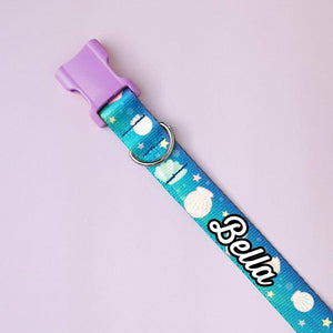 Beach Babe Dog Collar - Clive and Bacon