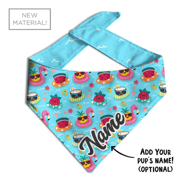 Beaches Love Me Dog Bandana - Clive and Bacon