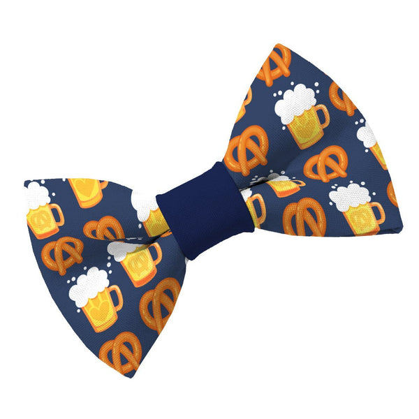 Beery Happy Dog Bow Tie - Clive and Bacon