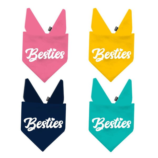 Besties Bandana Set - Clive and Bacon