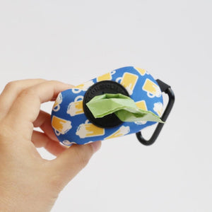 Blue Beer Poop Bag Holder - Wholesale - Clive and Bacon