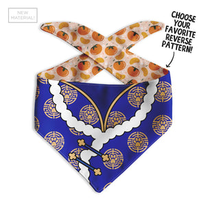 Blue Lunar Outfit Dog Bandana - Clive and Bacon