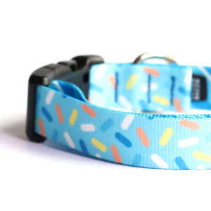 Blueberry Sprinkles Dog Collar - Clive and Bacon
