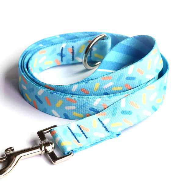 Blueberry Sprinkles Dog Leash - Clive and Bacon