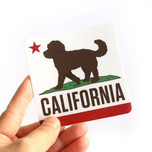 California Doodle Sticker - Clive and Bacon
