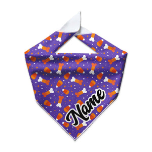 Candy Corn Cooling Dog Bandana - Clive and Bacon
