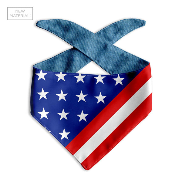 C&B American Pup Flag Bandana - Clive and Bacon