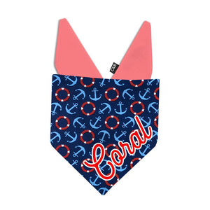 Chomp Chomp Pink Shark Bandana - Clive and Bacon