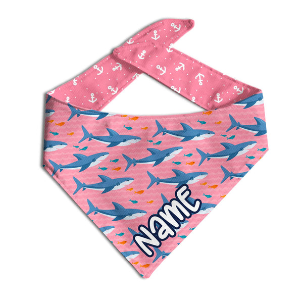 Chomp Chomp Shark Dog Bandana - Clive and Bacon