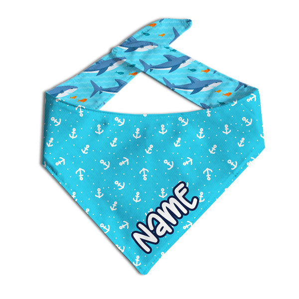 Chomp Chomp Shark Dog Bandana - Clive and Bacon