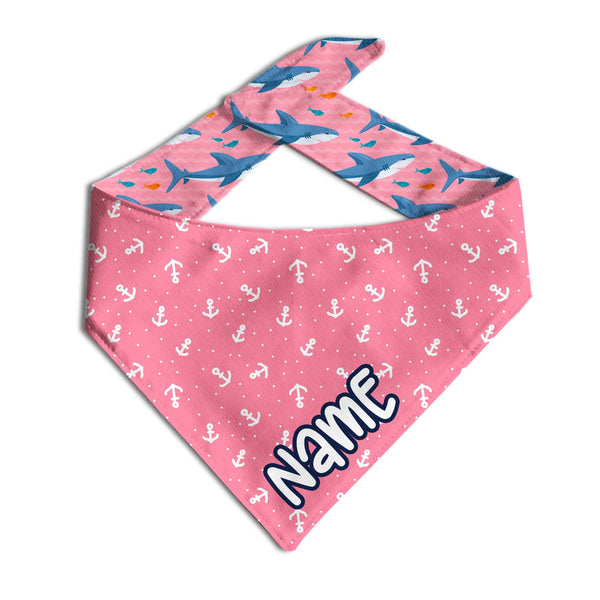 Chomp Chomp Shark Dog Bandana - Clive and Bacon