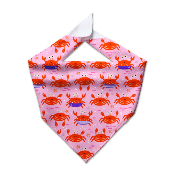 Clawsome Crab Cooling Bandana - Clive and Bacon