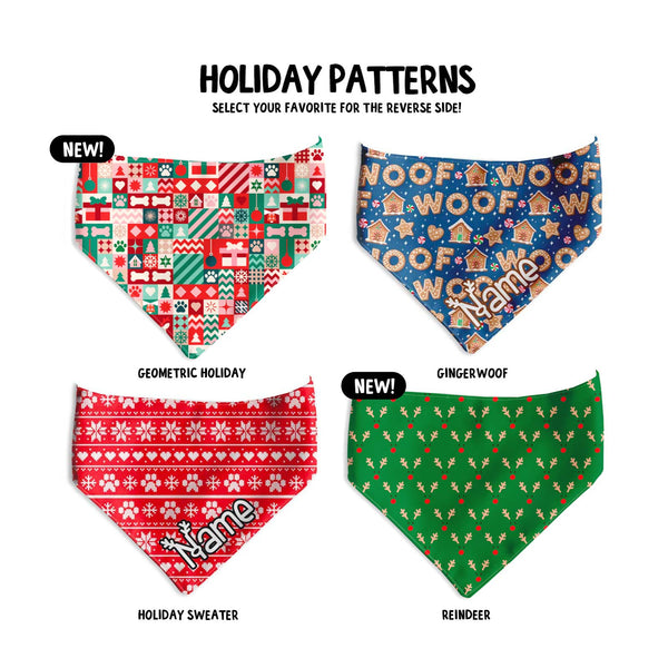 Cozy Sweater Dog Bandana | 2 Colors! - Clive and Bacon
