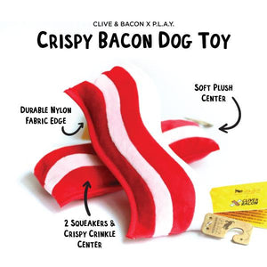 Crispy Bacon Plush Toy - Clive and Bacon