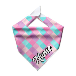 Cupid Plaid Cooling Dog Bandana - Clive and Bacon