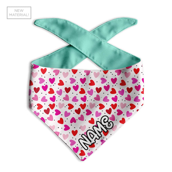 Cuter Than Cupid Dog Bandana - Clive and Bacon