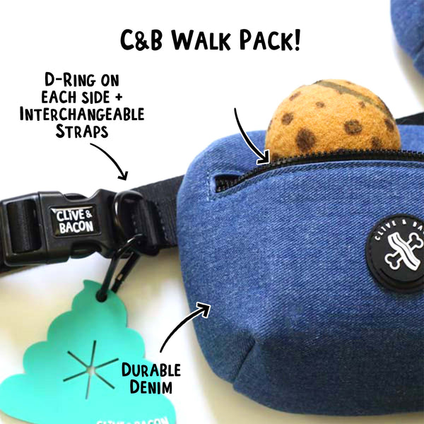 Denim Fanny Pack - Clive and Bacon