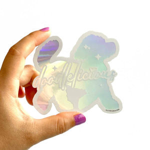 Doodlelicious Hologram Sticker - Clive and Bacon