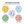 Load image into Gallery viewer, Eggstra Cute Dog Bandana | 2 Colors - Clive and Bacon
