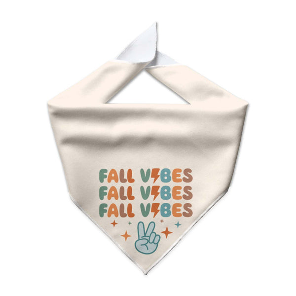 Fall Vibes Cooling Dog Bandana - Clive and Bacon