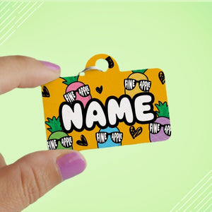 Fineapple Pet ID Tag - Clive and Bacon