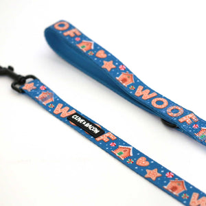 Gingerwoof Padded Dog Leash - Clive and Bacon