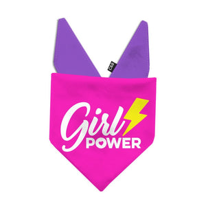 Girl Power Dog Bandana - Clive and Bacon