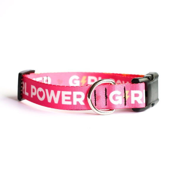 Girl Power! Dog Collar - Clive and Bacon