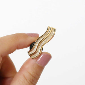 Golden Bacon Lapel Pin - Clive and Bacon