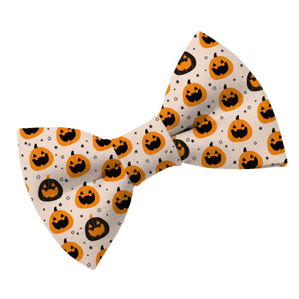 Halloween Pumpkin Bow Tie - Clive and Bacon