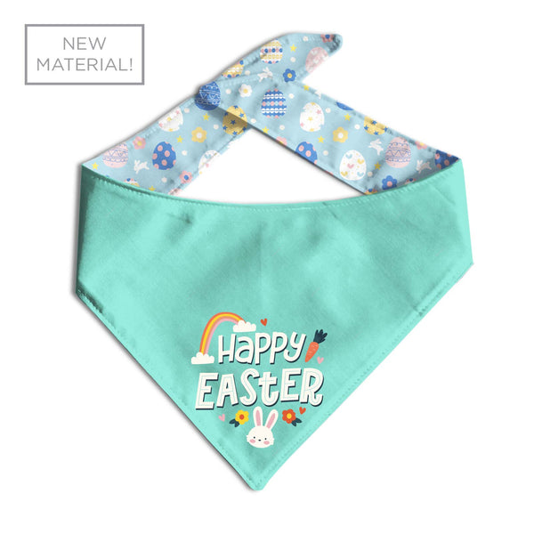 Happy Easter Dog Bandana - Clive and Bacon