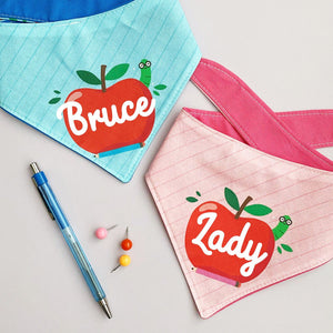 Honor Roll Personalized Dog Bandana - Clive and Bacon