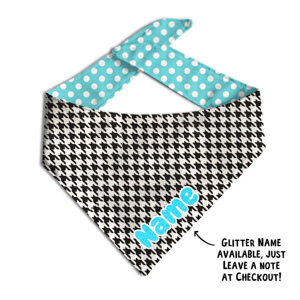 Houndstooth Dog Bandana | 2 Colors! - Clive and Bacon