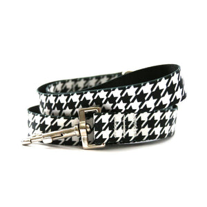 Houndstooth Dog Leash - Clive and Bacon