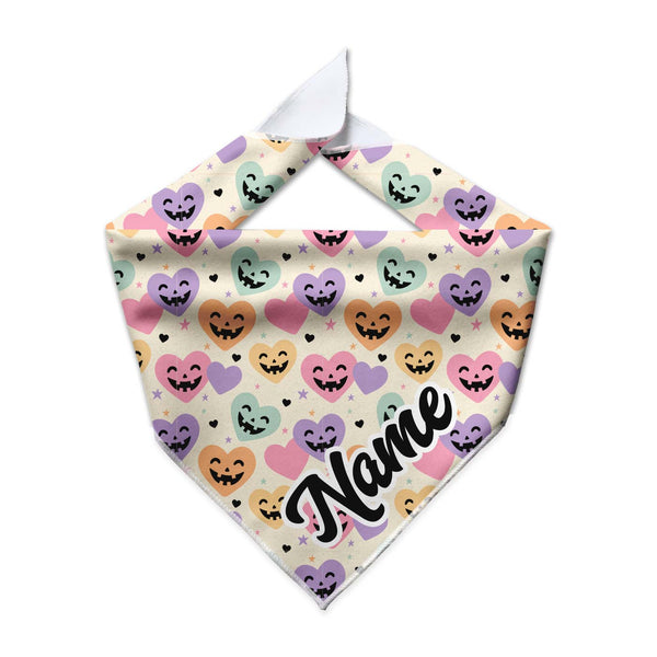 Howl-loween Hearts Cooling Dog Bandana - Clive and Bacon
