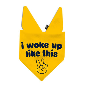 I Woke Up Like This Dog Bandana - Clive and Bacon