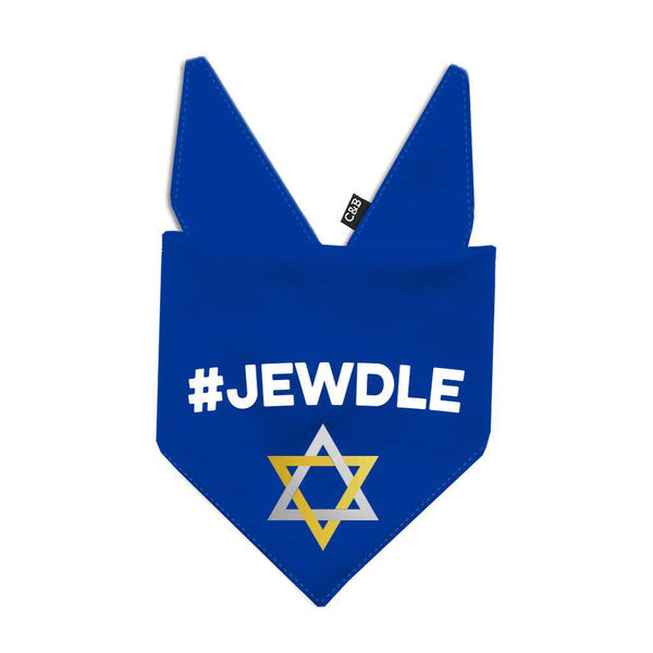 #Jewdle Dog Bandana - Clive and Bacon