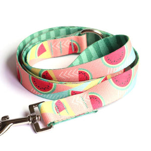 Juicy Watermelon Dog Leash - Clive and Bacon