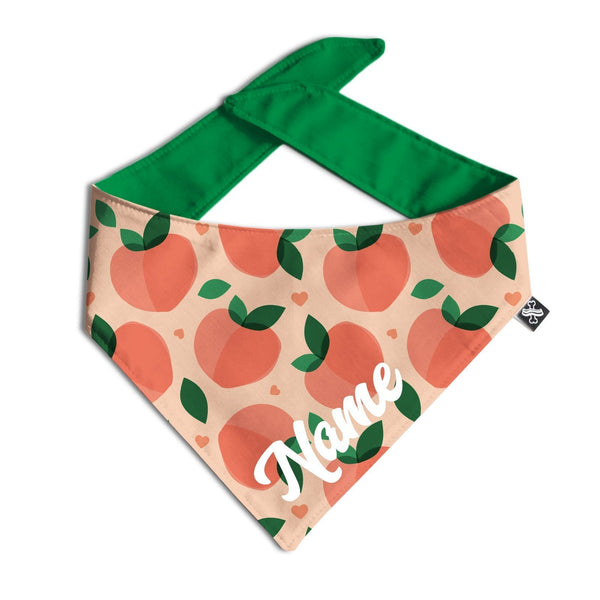 Just Peachy Dog Bandana - Clive and Bacon