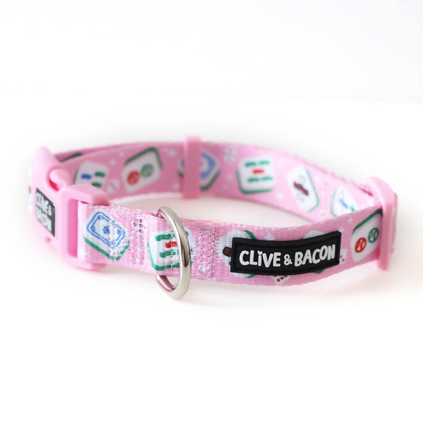 Lady Mahjong Dog Collar - Clive and Bacon