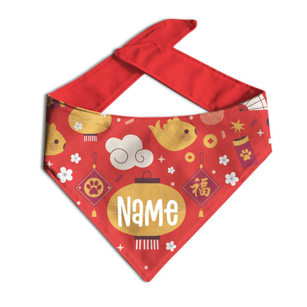Lantern Dog Bandana - Clive and Bacon